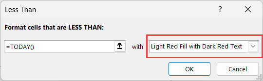 Cài đặt định dạng hiển thị cho các ô thỏa mãn điều kiện