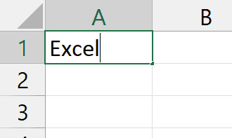 Con trỏ văn bản đang nhấp nháy bên trong ô Excel cho phép chỉnh sửa