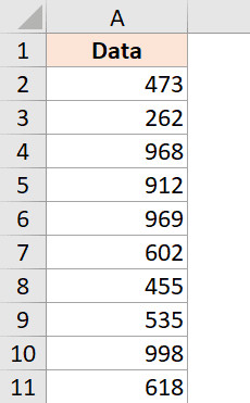 Danh sách dữ liệu cần trừ nhanh bằng Paste Special