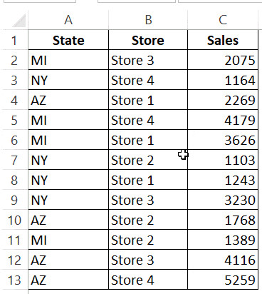 Demo sắp xếp tự động bằng sự kiện Double Click trong VBA
