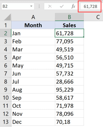 Dữ liệu dạng văn bản chứa dấu phẩy không thể tính toán