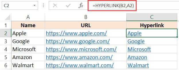 Hyperlink Formula to get the result