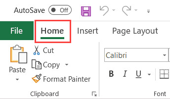Nút Clear trên thẻ Home để xóa định dạng hoặc nội dung
