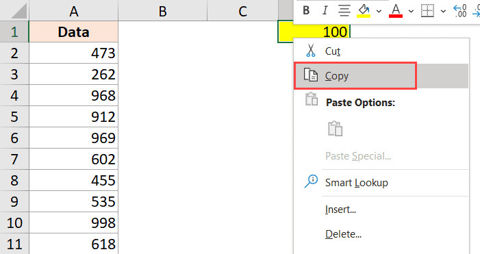 Sao chép ô chứa giá trị cần trừ