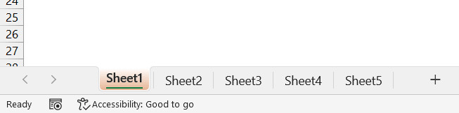 Sheet1 đã được đổi sang màu cam sau khi áp dụng cài đặt
