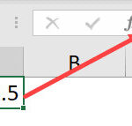 Số có phần thập phân bị làm tròn do cột quá hẹp