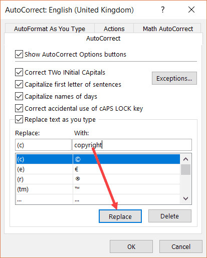 Thay thế nội dung sửa đổi