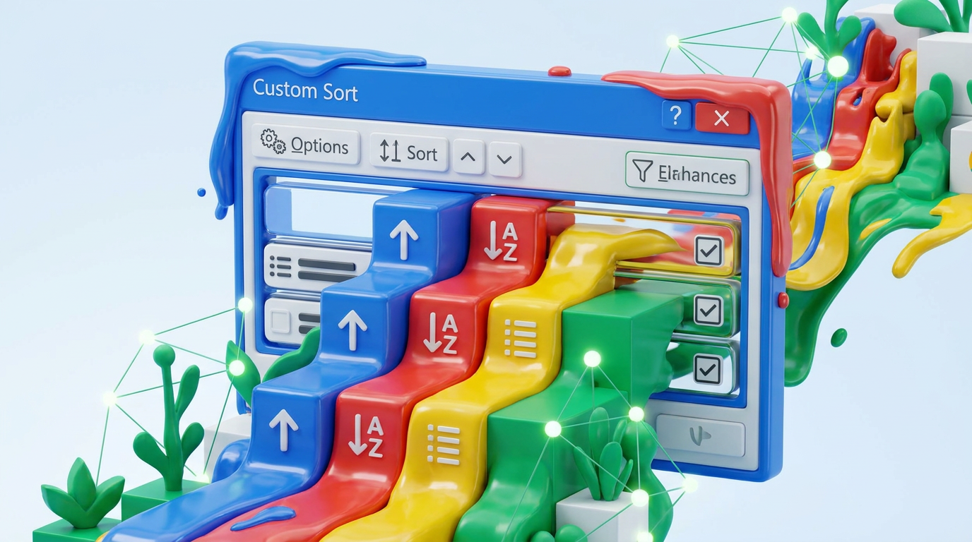 Giao diện hộp thoại sắp xếp cấp độ trong Excel