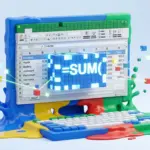 Thao tác nhập công thức hàm SUM trong Excel