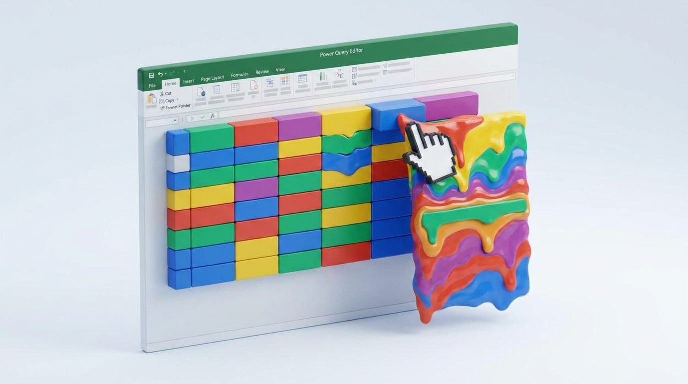 Thao tác định vị tính năng dọn dẹp trong mục Power Query Editor của Excel